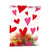 8Ct Valentine Frosted Bakery Bags With Attached Plastic Tie 11" X 5", 2 Assortments
