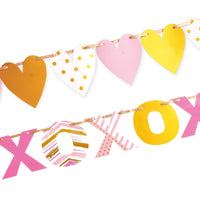 Valentine-5' Simply Sweet Banner With Hot Stamping