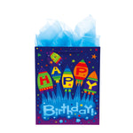 Medium Space Birthday Print Bag, 4 Designs