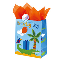 Birthday-Extra Large Jungle Joy Print Bag, 4 Designs