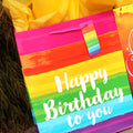 Large Pretty Birthday Printed Bag, 4 Designs