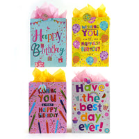 Super Wish Me A Happy Day Printed Bag, 4 Designs