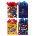 Large Dotty Birthday Printed Bag, 4 Designs
