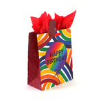 Large Dotty Birthday Printed Bag, 4 Designs