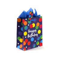 Large Dotty Birthday Printed Bag, 4 Designs