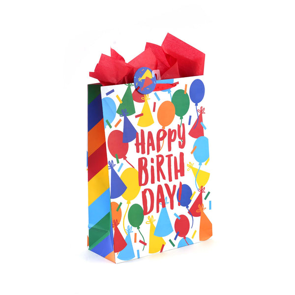 Extra Large Birthday Surprise Me Printed Bag, 4 Designs