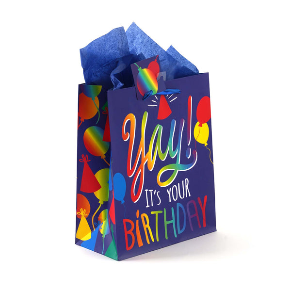 Extra Large We All Love Birthdays Printed Bag, 4 Designs