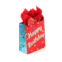 Medium Confetti Fun Birthday Printed Bag, 4 Designs