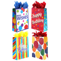 Super Confetti Fun Birthday Printed Bag, 4 Designs