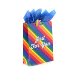 2Pk Extra Large Stripes & Stars Birthday Printed Bag, 4 Designs