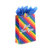 2Pk Extra Large Stripes & Stars Birthday Printed Bag, 4 Designs