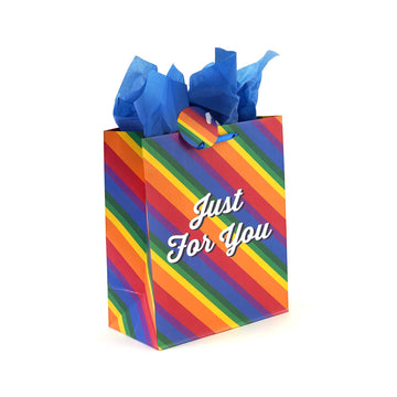 Medium Stripes & Stars Birthday Printed Bag, 4 Designs