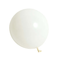 10Pack, 12" Solid Color White Balloons