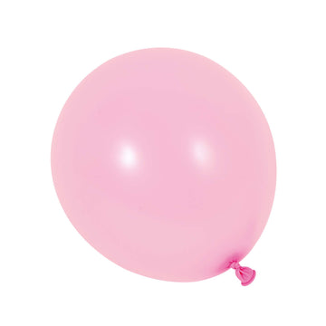 10Pack, 12" Solid Color Pastel Pink Balloons