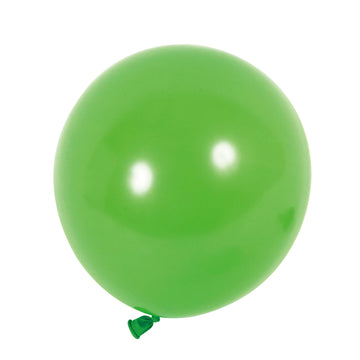 10Pack, 12" Solid Color Green Balloons