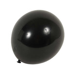 10Pack, 12" Solid Color Black Balloons