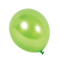 8Pack, 12" Green  Pearlized Balloons