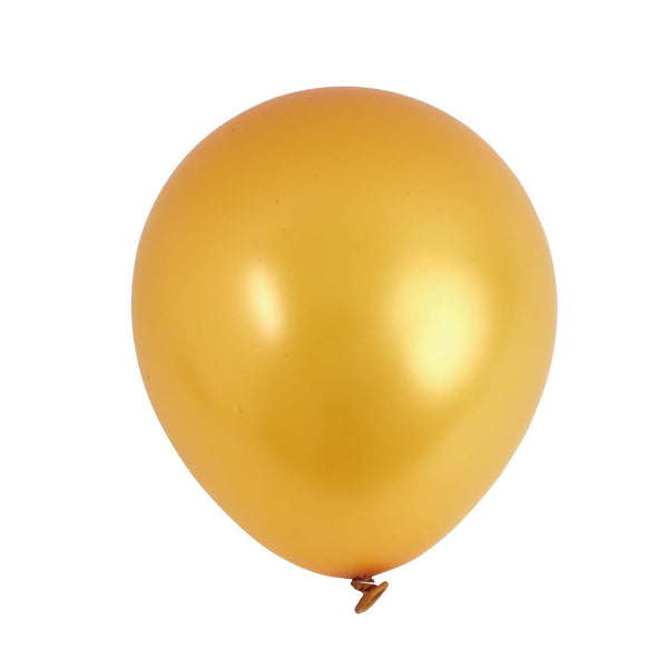 8Pack, 12" Gold Pearlized Balloons