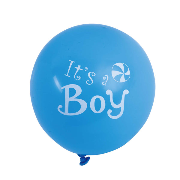 8Pack, 12" "It's A Boy" Printed Balloons