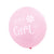 8Pack, 12" "It's A Girl" Printed Balloons