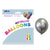 8Pk 12" Birthday Metallic Shine Balloons, Silver