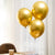 8Pk 12" Birthday Metallic Shine Balloons, Gold
