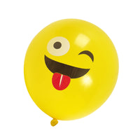 8Pk 12" Happy Faces Balloons