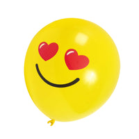 8Pk 12" Happy Faces Balloons