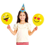 8Pk 12" Happy Faces Balloons