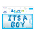 16" "It'S A Girl-It'S A Boy" Mylar Balloons Banner, 2 Assortments