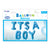 16" "It'S A Girl-It'S A Boy" Mylar Balloons Banner, 2 Assortments