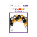 40Ct New Years Celebration Balloon Garland Kit