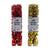 34Pk Christmas Bow Set, 4 Color Assortment Red/Silver/Gold/White Iridescent