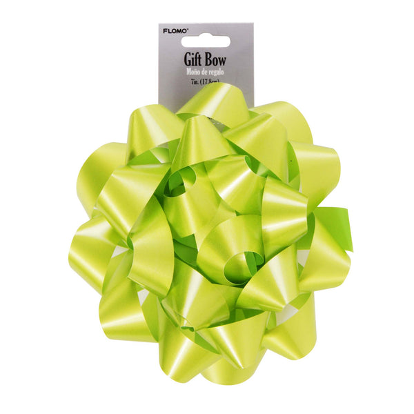 7" Bright Color Bow, 6 Colors