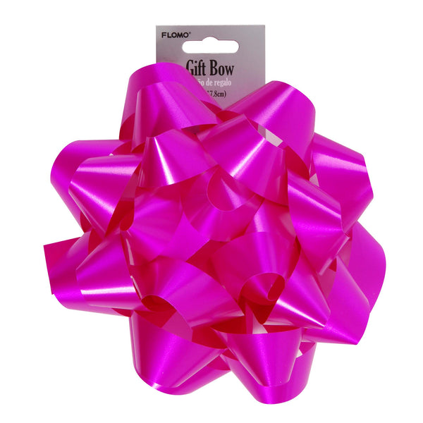 7" Bright Color Bow, 6 Colors
