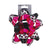 6" Leopard Print Varnish Bow, 3 Colors