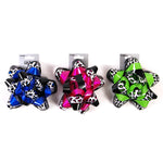 6" Leopard Print Varnish Bow, 3 Colors