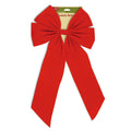 Christmas-(3.8"W) 4 Loop Red Velvet Bow (12/72)