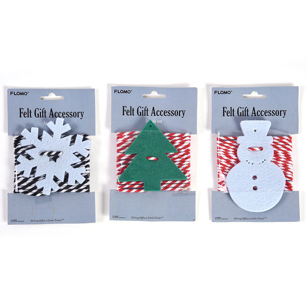 1Pk Christmas Felt Gift Accessory