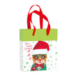 Paper Bucket,5.75"X4.75"X2"D With Satin Ribbon Handle, 3 Styles