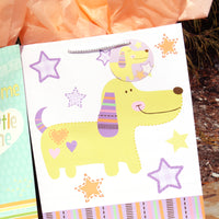 Large Nursery Friends On Matte Gift Bag, 4 Designs