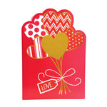 Valentine Jumbo Card In Floor Display, 16.5W X 23.75"H, 4 Designs
