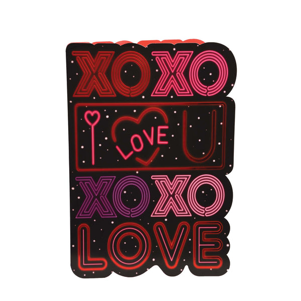 Valentine Jumbo Card In Floor Display, 16.5W X 23.75"H, 4 Designs