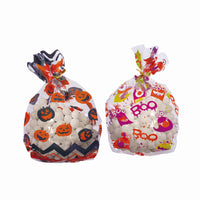 20Ct Halloween Cello Bags With Twist-Ties,11.5" X 5", 2 Designs