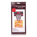 15Ct Cello Bag With 15Pc Header Cards, 9.8" X 5.7", 2 Designs,