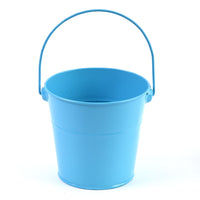 Small Tin Bucket 4.3"X3.1"X4", Blue