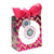 Grande (Large) Chevron Floral Hot Stamp Pop Layer Kraft Bag , 1 Design