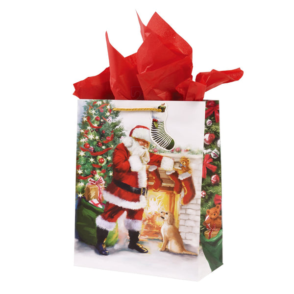 Extra Large Santa's List Printed Bag, 4 Designs