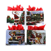 Horizontal Jumbo Santa's List Printed Bag, 4 Designs