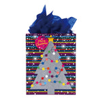 Extra Large Christmas Lights Party Printed Bag, 4 Designs